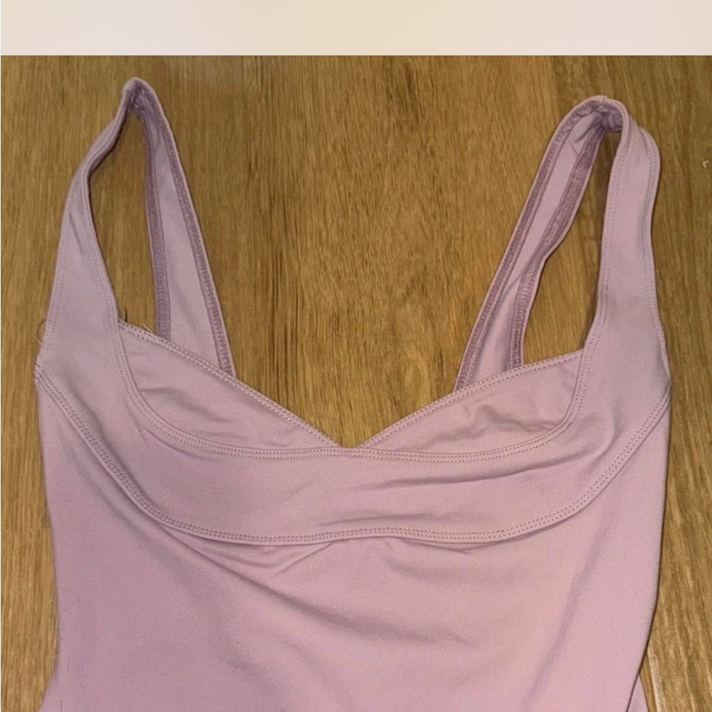 Free people Light Lavender Bodysuit